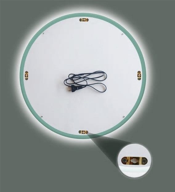 HaloGlow™ Backlit Round LED Mirror India – Soft Glow Edge Mirror for Modern Homes