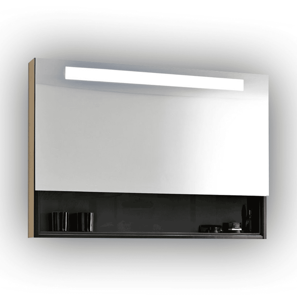 LED Mirror Cabinet India – Wall-Mounted Mirror with Built-in Storage and Light 1