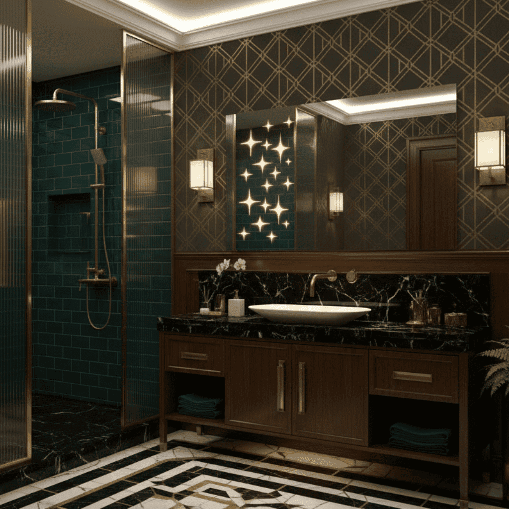 LED Wall Mirror with Sensor - Stylish, Energy-Efficient Bathroom Lighting