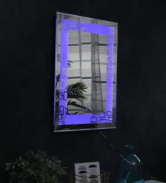 rectangle wall mirror in blue colour rectangle wall mirror in blue colour ghl6ym