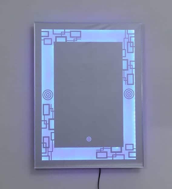 rectangle wall mirror in blue colour rectangle wall mirror in blue colour ghl6ym