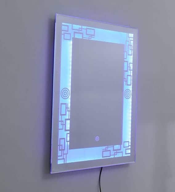 rectangle wall mirror in blue colour rectangle wall mirror in blue colour ghl6ym