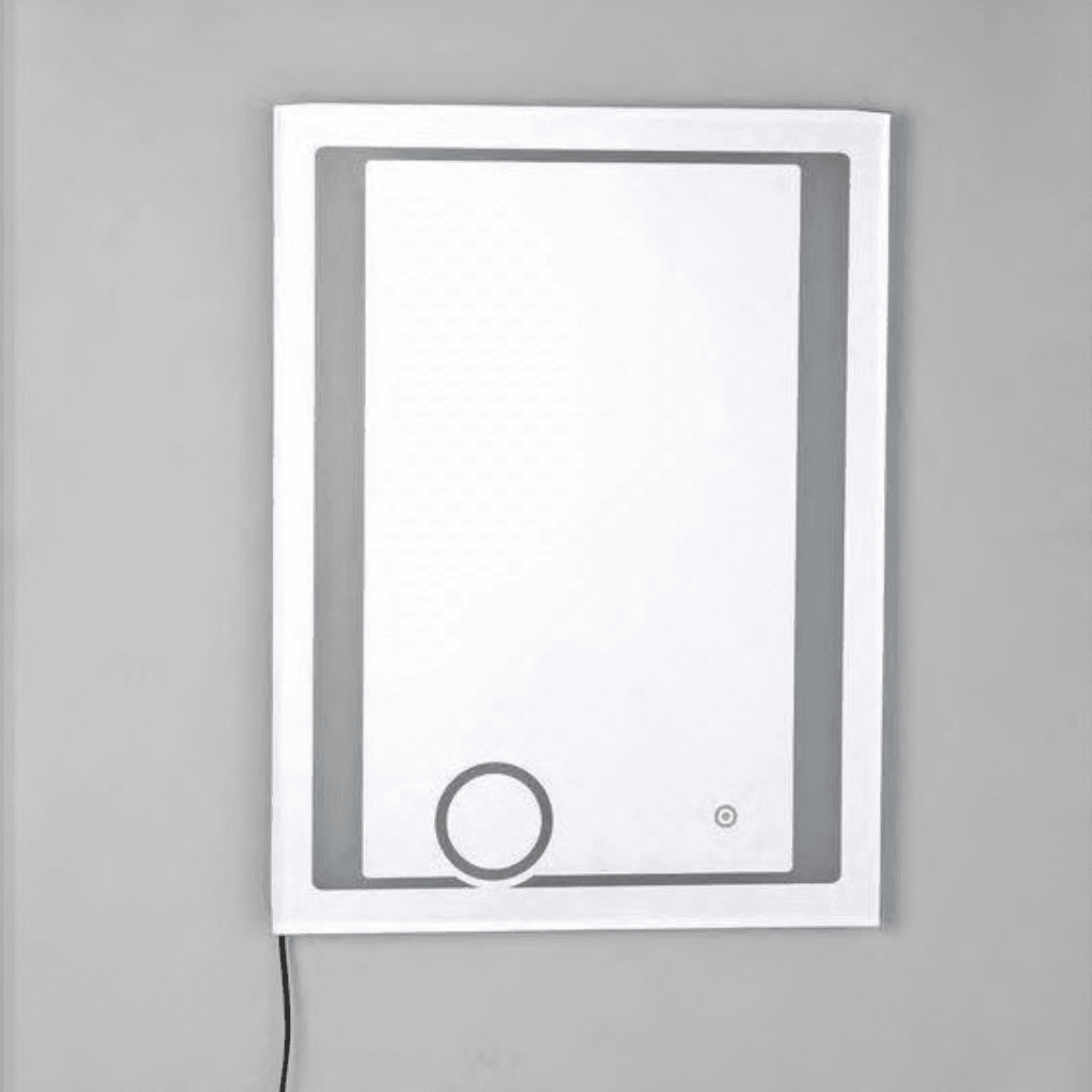 LED Mirror with Circular Light – Modern Lighted Mirror for Contemporary Bathrooms