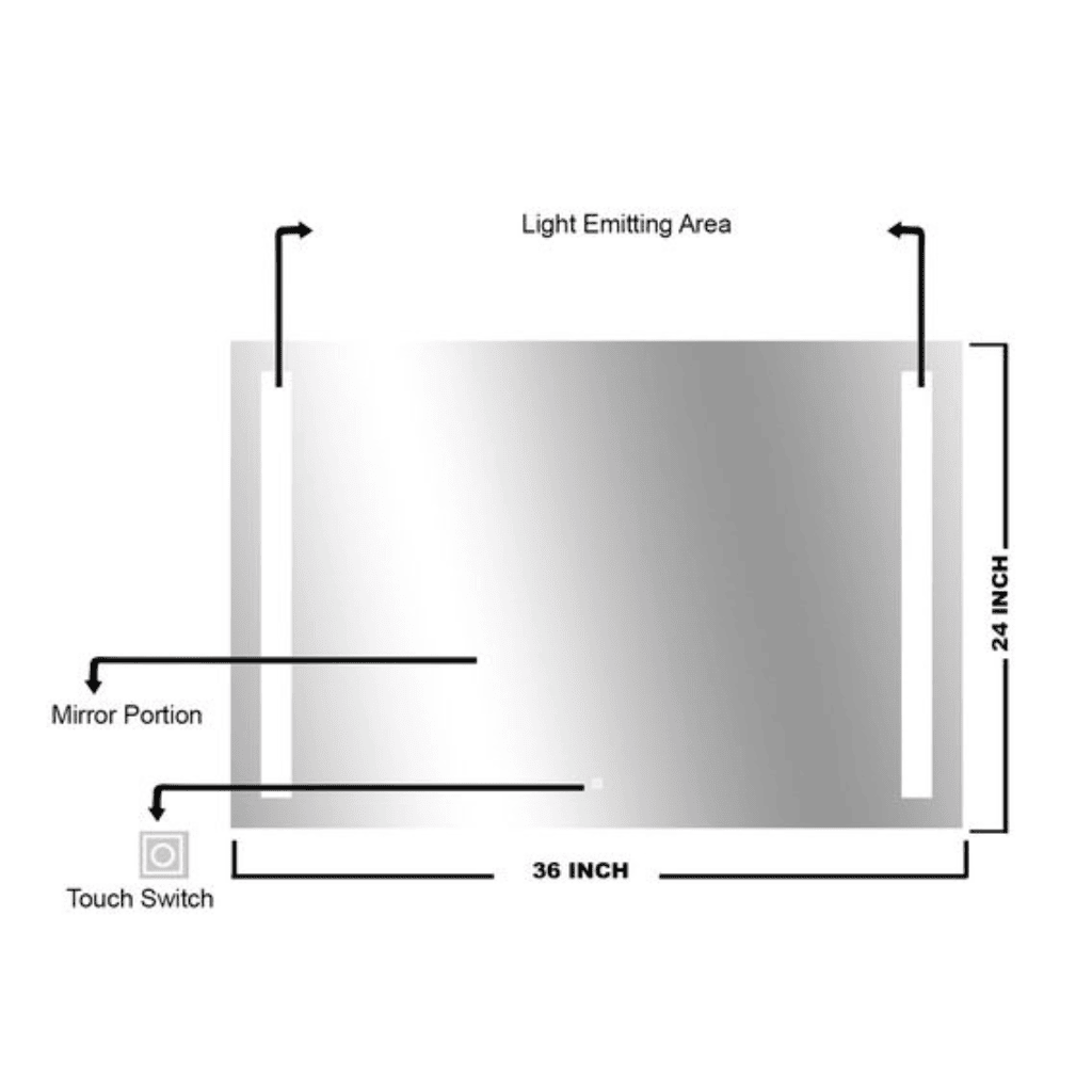Dual Vertical Strip Design for Modern Bathrooms 1
