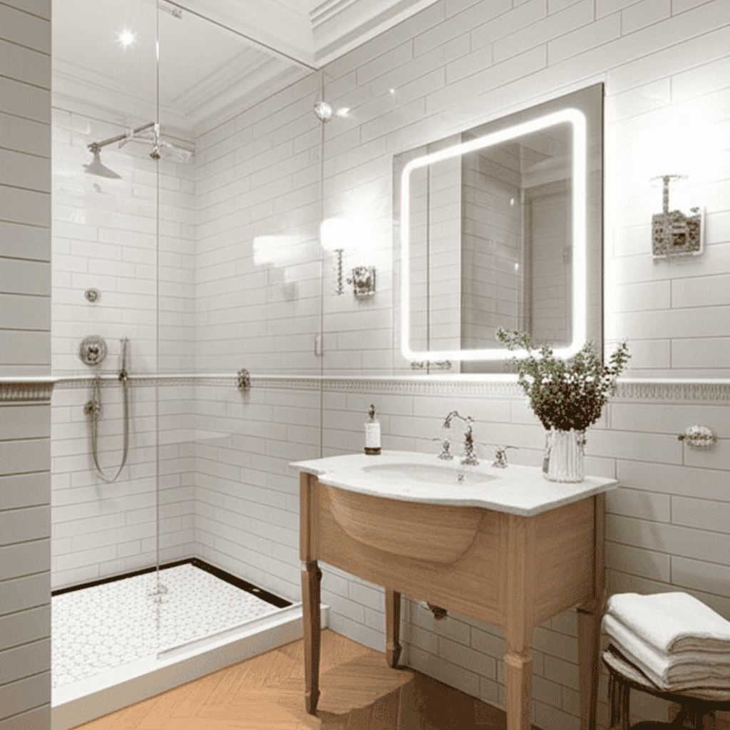 LED Smart Vanity Mirror with Bluetooth & Touch Control