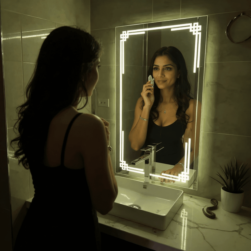 Backlit Bathroom Wash Basin LED Mirror 2 Backlit Bathroom Wash Basin LED Mirror 2