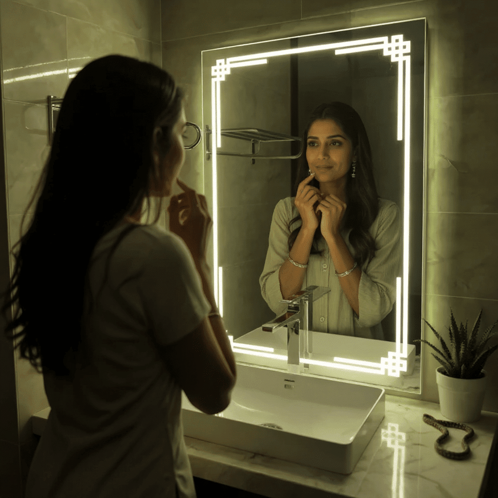 Backlit Bathroom Wash Basin LED Mirror 2 Backlit Bathroom Wash Basin LED Mirror 2