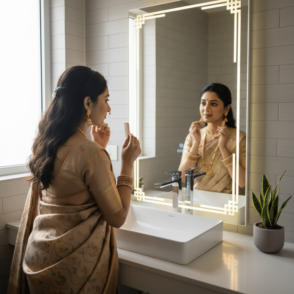 Backlit Bathroom Wash Basin LED Mirror 1