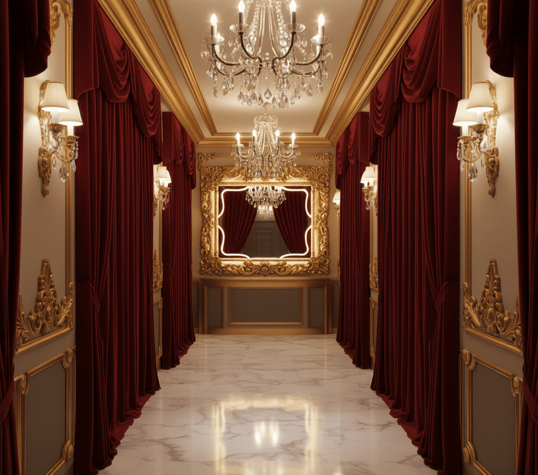 Elegant Frosted Frame LED Mirror – Touch Sensor Wall Mirror 1