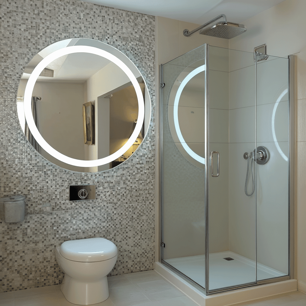 LED Frameless Vanity Mirror with Ultra-Clear Anti-Glare Lighting