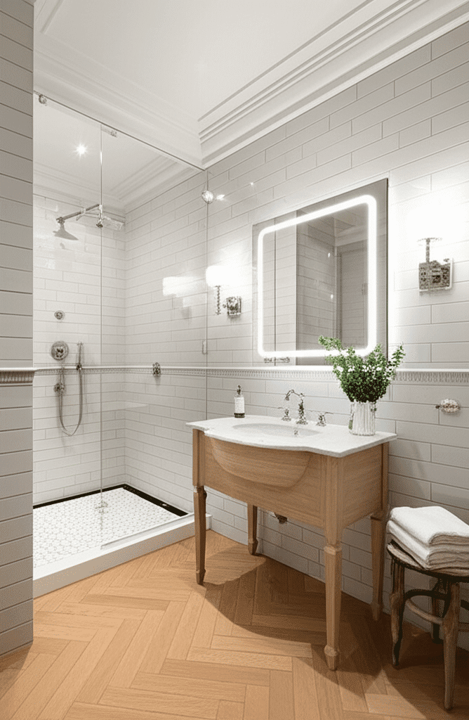 LED Smart Vanity Mirror with Bluetooth & Touch Control