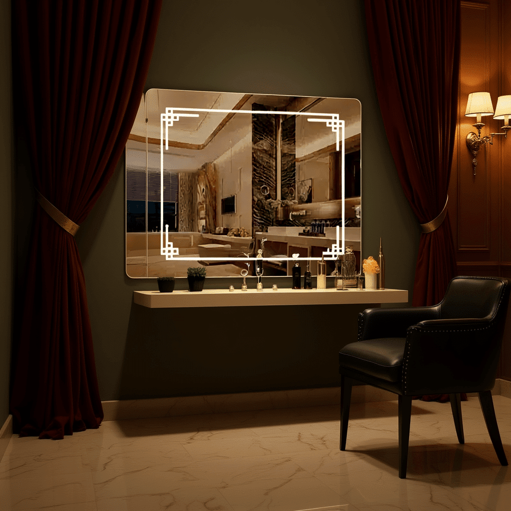 Anti-Fog LED Wash Basin Mirror with Defogger – Premium Illuminated Bathroom Mirror 2 Anti-Fog LED Wash Basin Mirror with Defogger – Premium Illuminated Bathroom Mirror 2