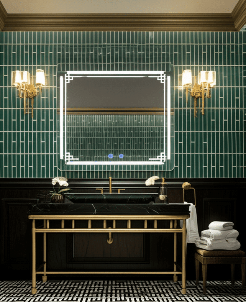 Anti-Fog LED Wash Basin Mirror with Defogger – Premium Illuminated Bathroom Mirror 4 Anti-Fog LED Wash Basin Mirror with Defogger – Premium Illuminated Bathroom Mirror 4
