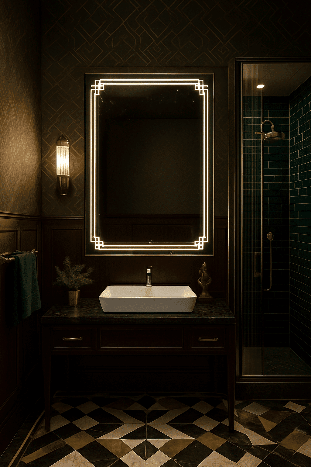 Backlit Bathroom Wash Basin LED Mirror 7 Backlit Bathroom Wash Basin LED Mirror 7