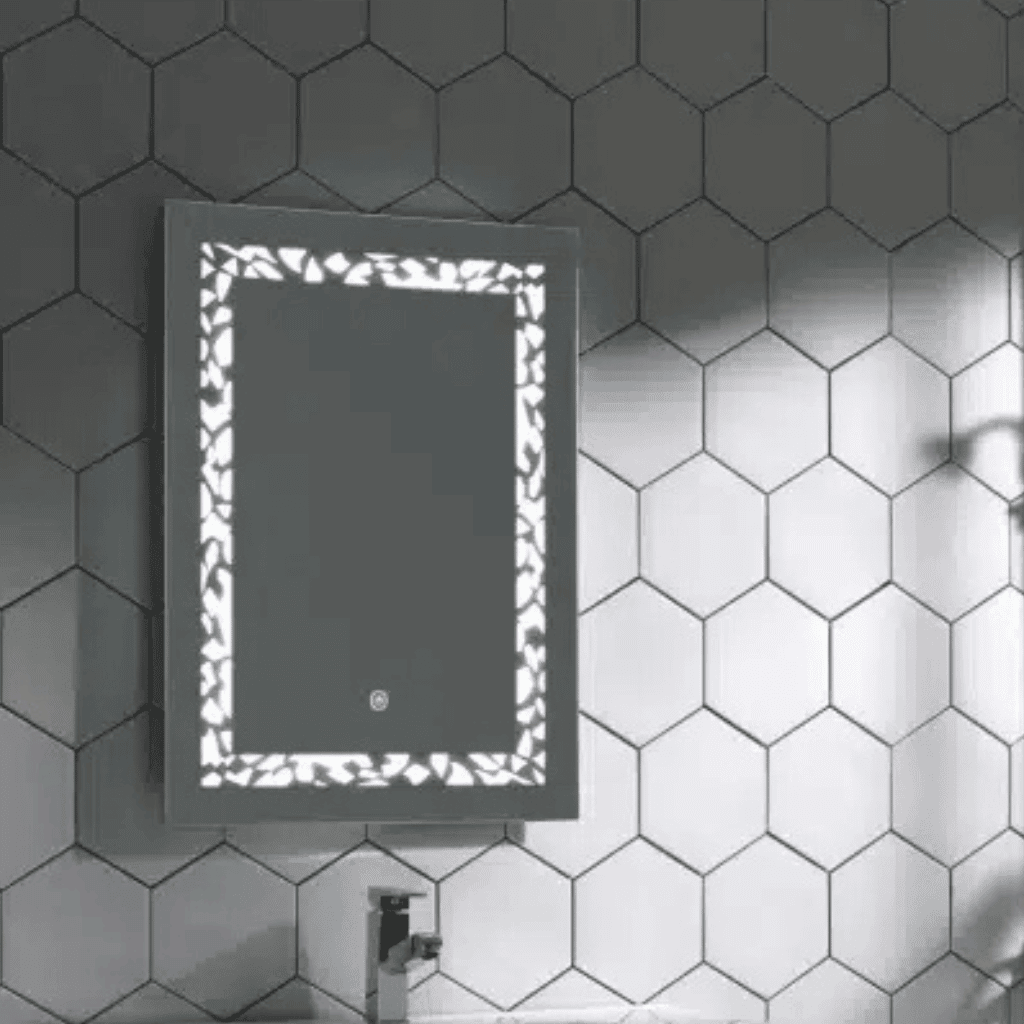 Dual Glow Rectangular LED Bathroom Mirror – Front & Edge Light