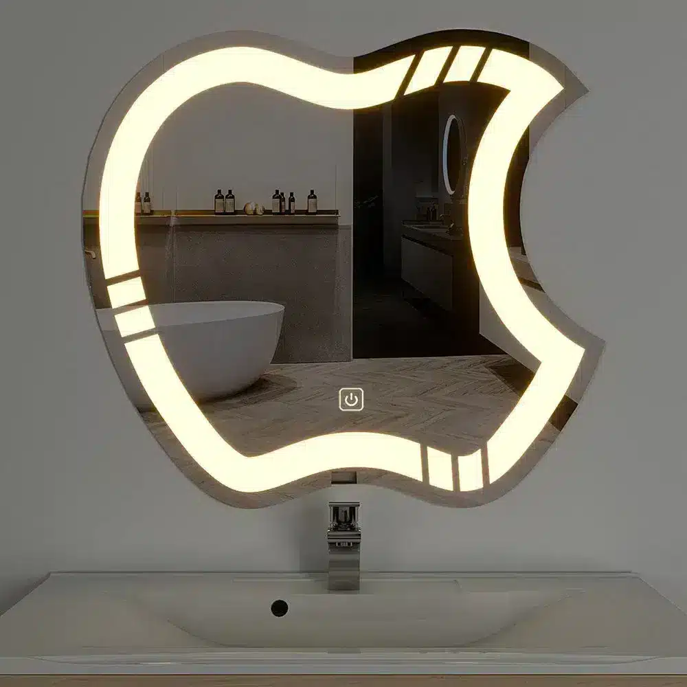 wallmantra mirrors artistic apple led bathroom mirror 32636707799206 1024x1024