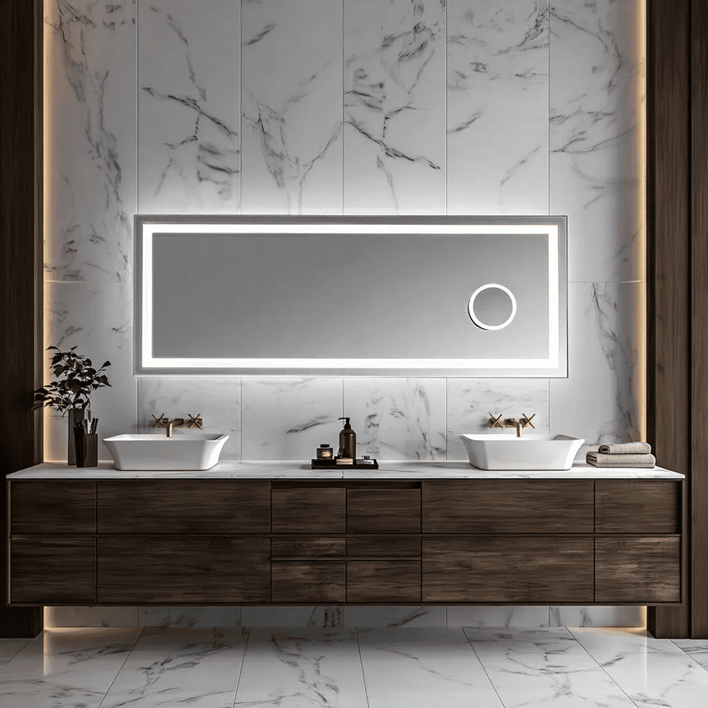 Hotel LED Mirror – Premium Wall-Mounted Light Mirror for Hospitality