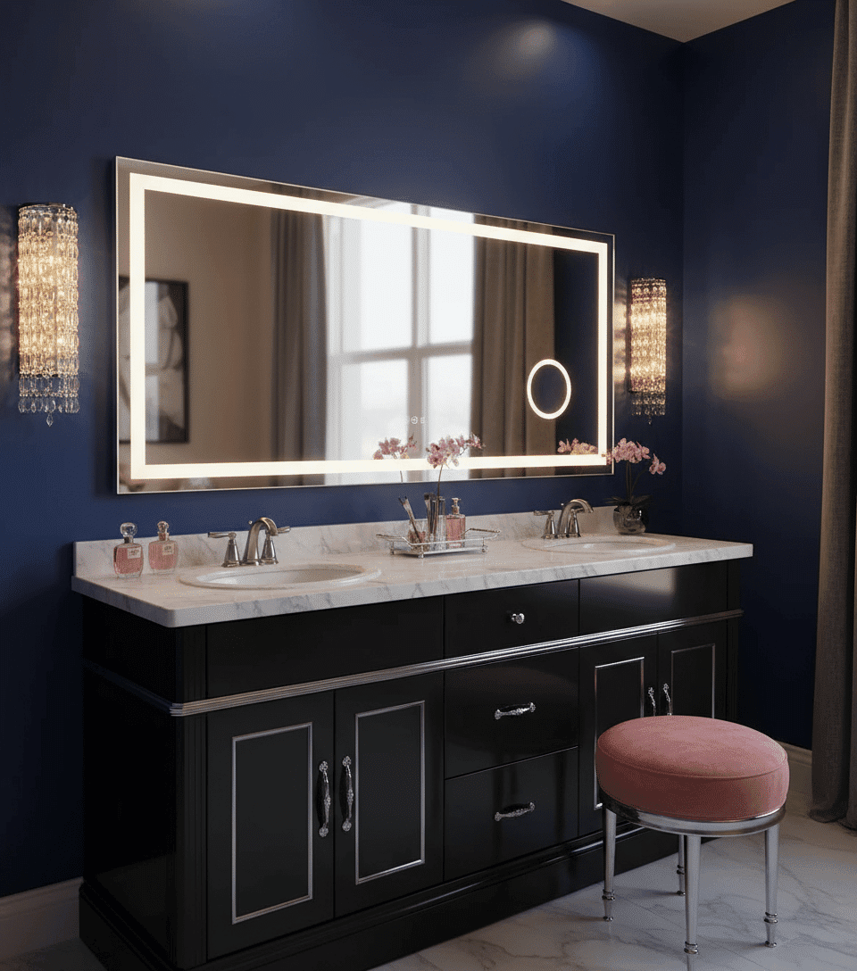 Hotel LED Mirror – Premium Wall-Mounted Light Mirror for Hospitality