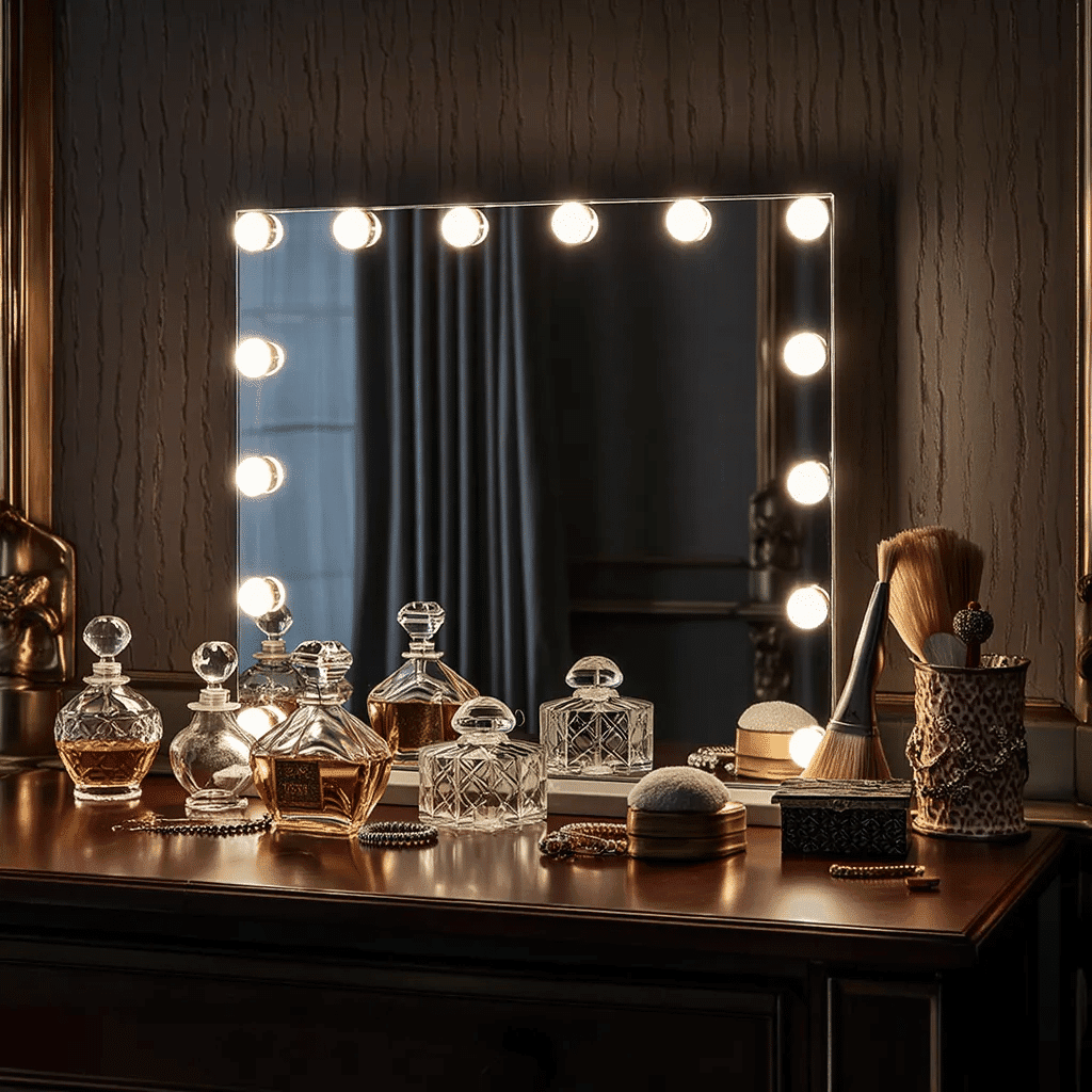 LED Light Mirror – Wall-Mounted Backlit Mirror for Bathroom & Dressing Table
