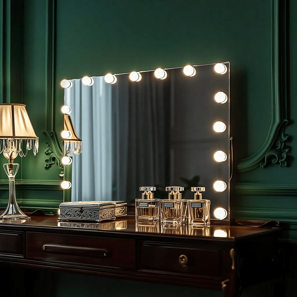 LED Light Mirror – Wall-Mounted Backlit Mirror for Bathroom & Dressing Table