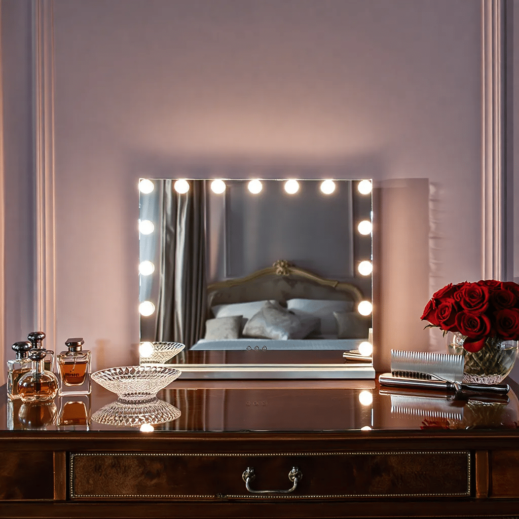 LED Light Mirror – Wall-Mounted Backlit Mirror for Bathroom & Dressing Table
