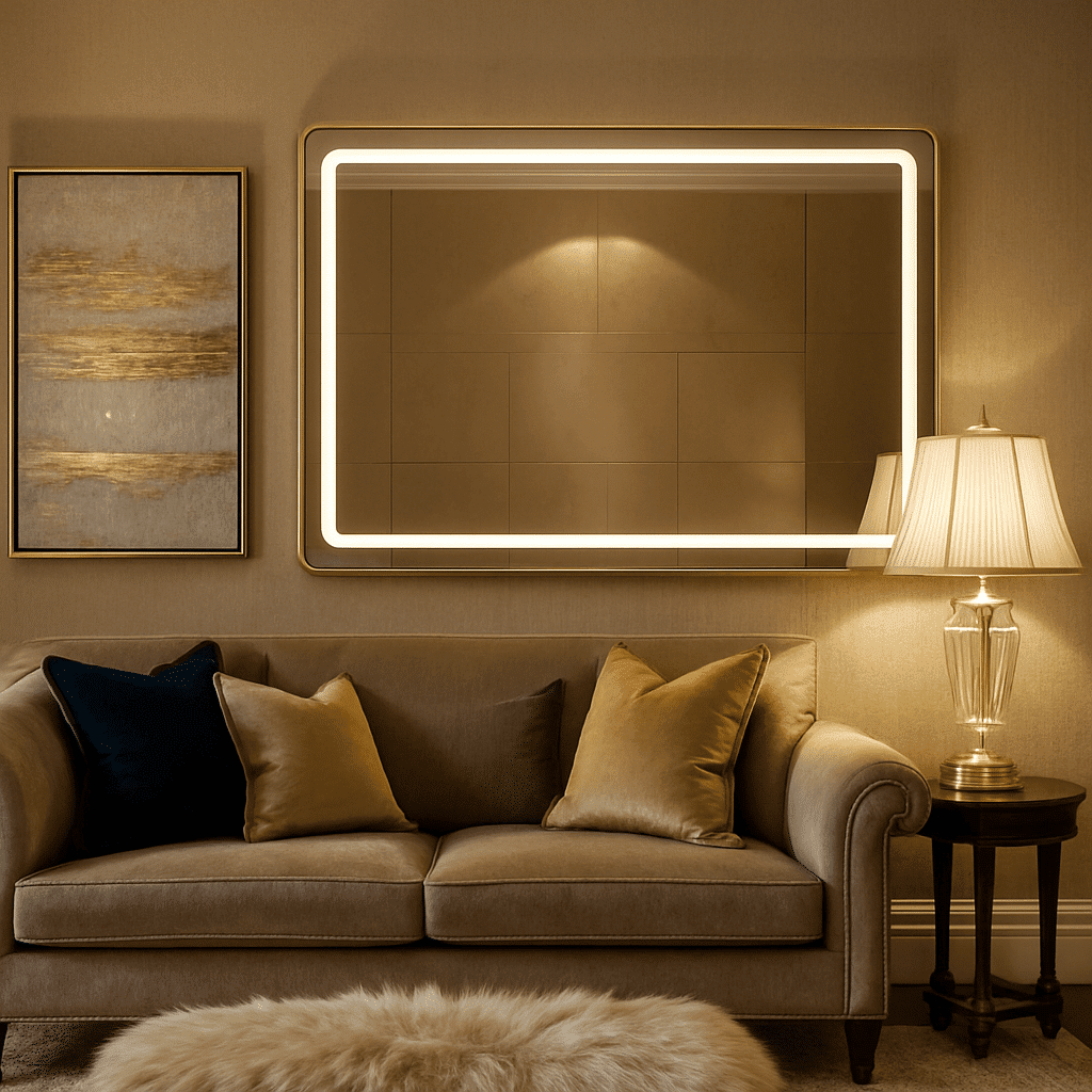 Touch light mirror