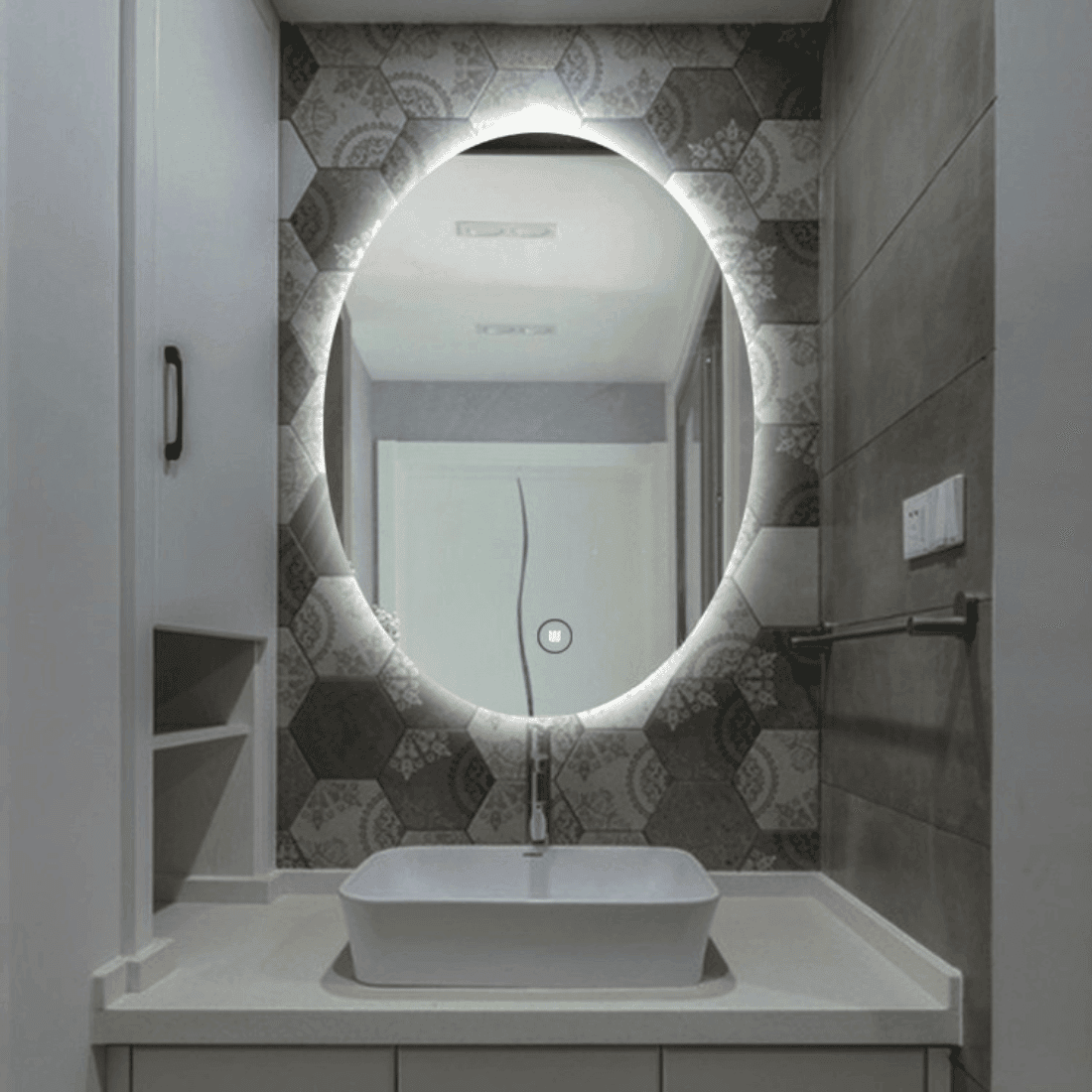 Backlit Oval Light Mirror 500×625 1