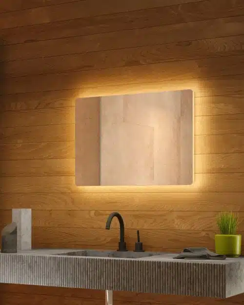 Backlit Wide Light Mirror 500×625 1