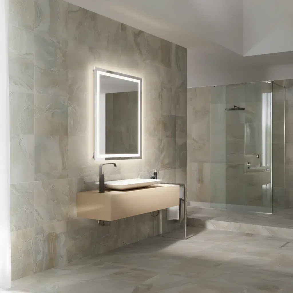 Premium Minimal LED Mirror with Soft White Lighting