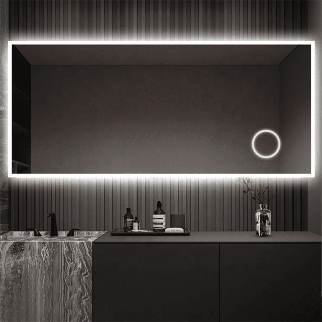 Luxury Hotel Mirror with LED Lighting – Premium Bathroom Mirror for Hospitality