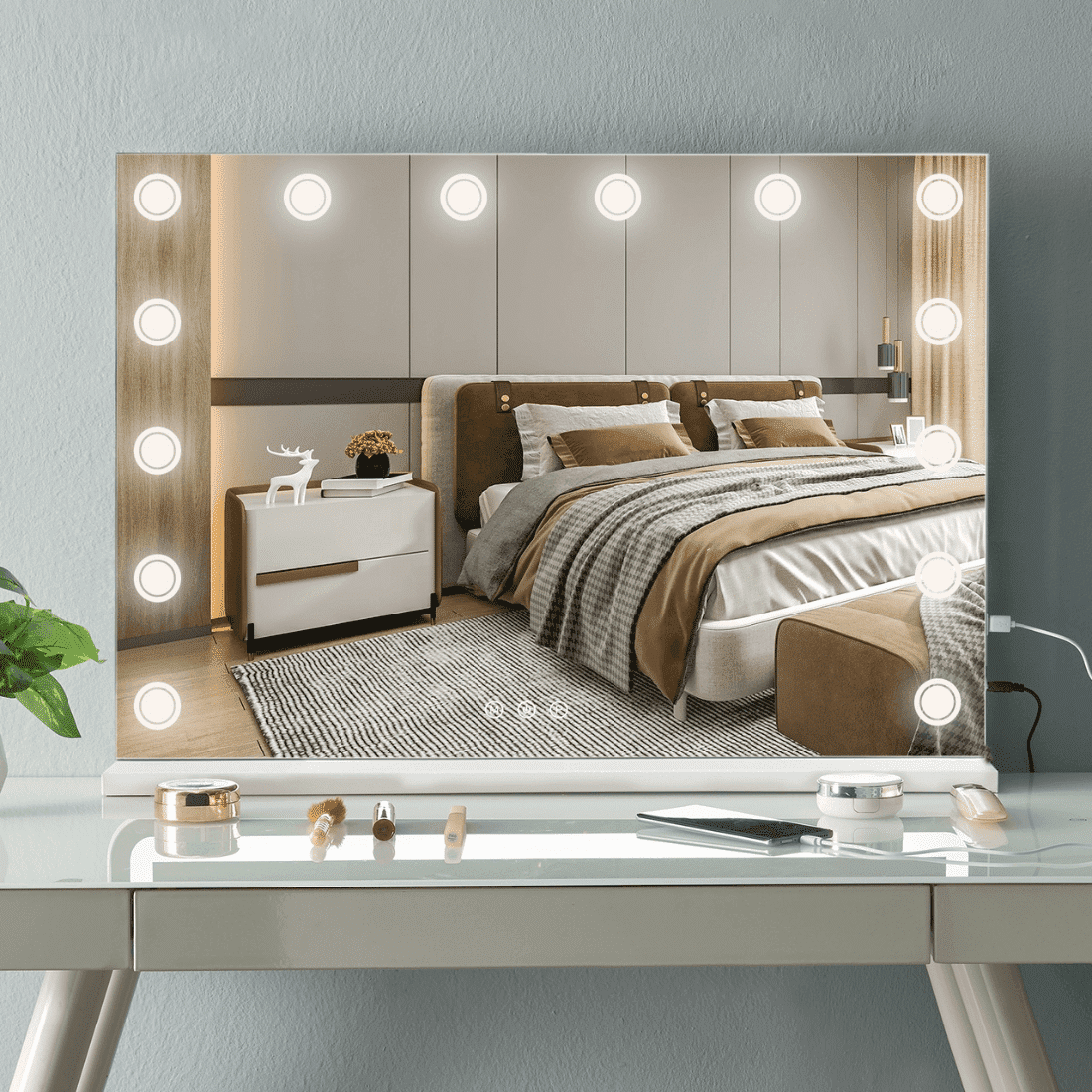 Led light mirror