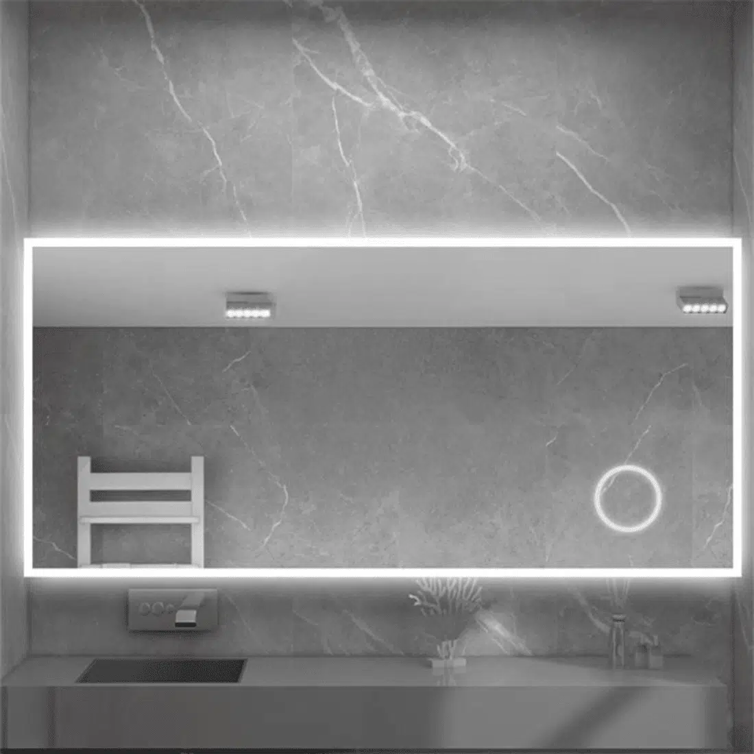 Luxury Hotel Mirror with LED Lighting – Premium Bathroom Mirror for Hospitality