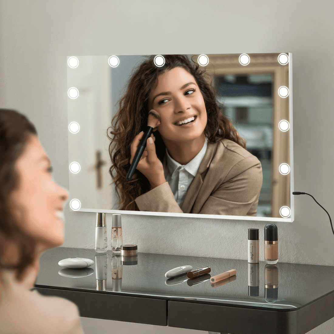 Led light mirror