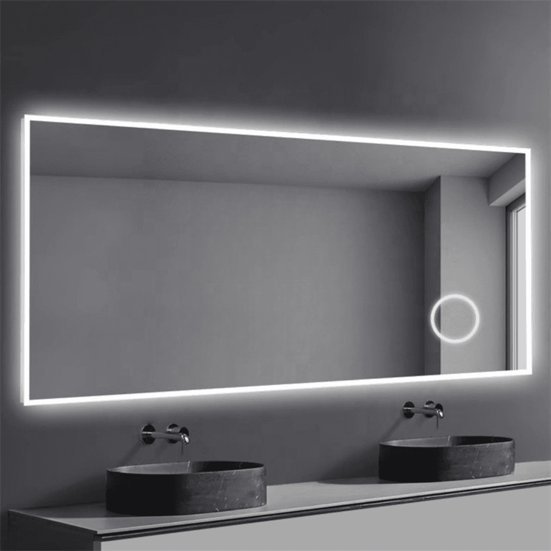Luxury Hotel Mirror with LED Lighting – Premium Bathroom Mirror for Hospitality