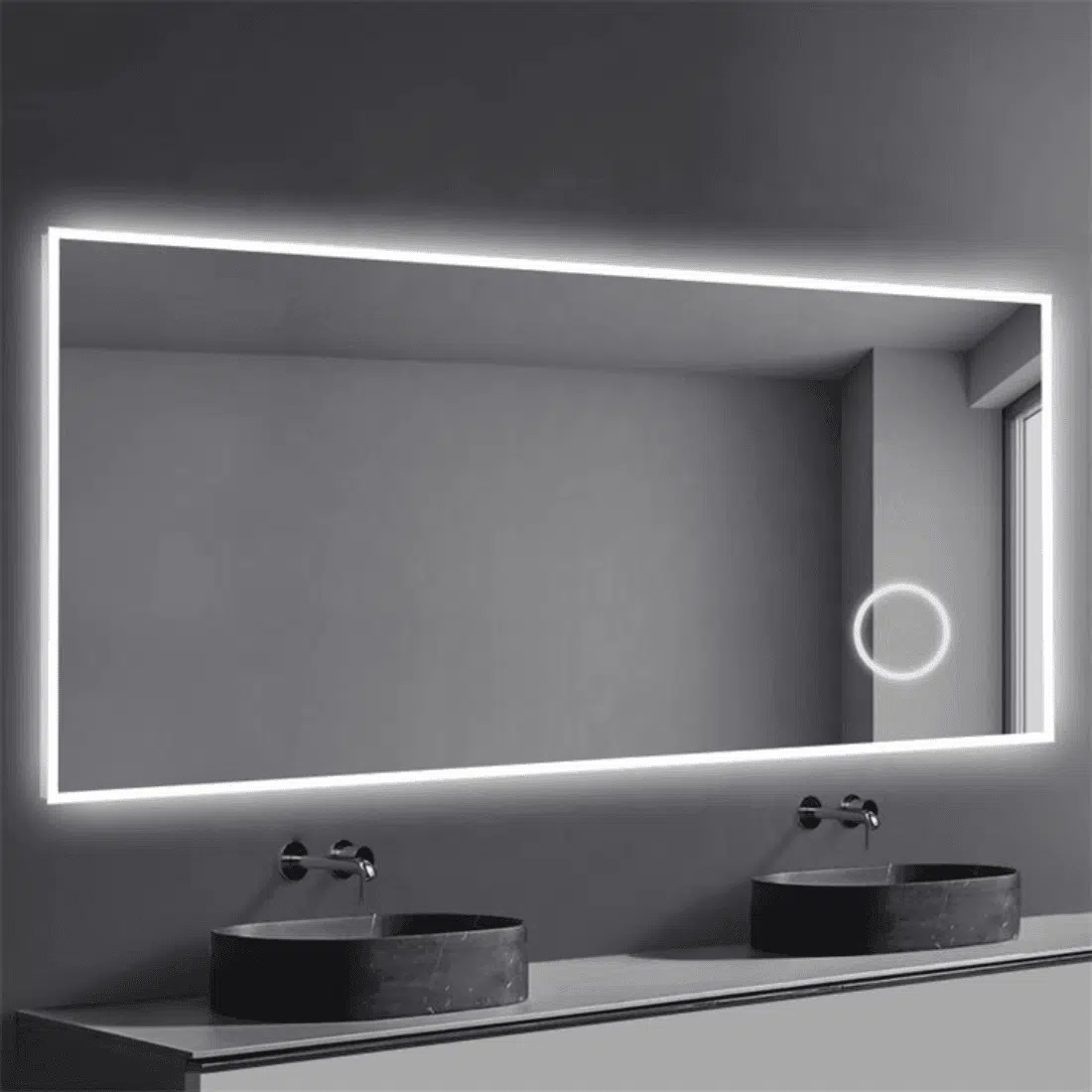 Luxury Hotel Mirror with LED Lighting – Premium Bathroom Mirror for Hospitality