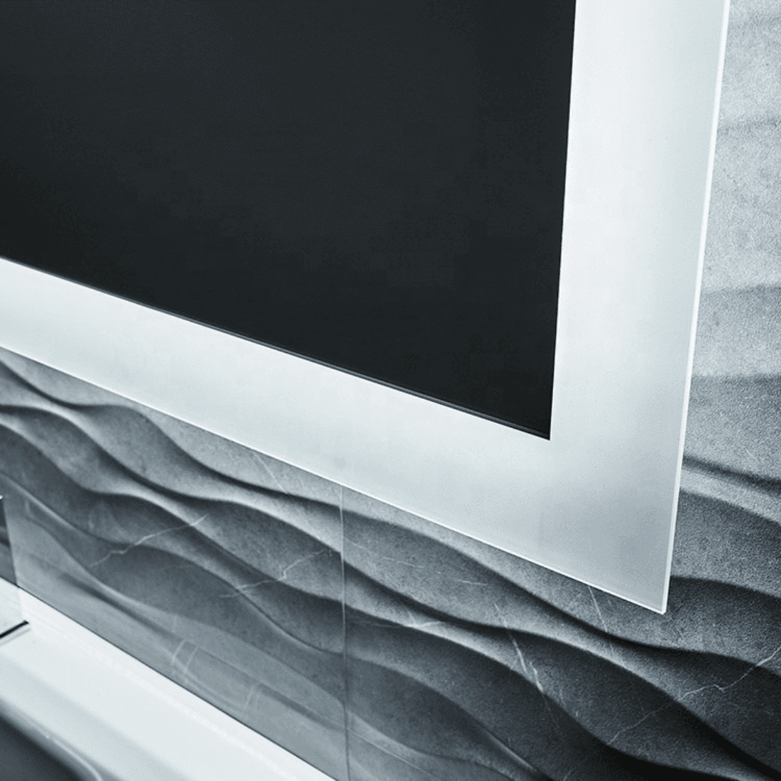 Ultra-Thin Dimmable Vanity Mirror with Touch Control