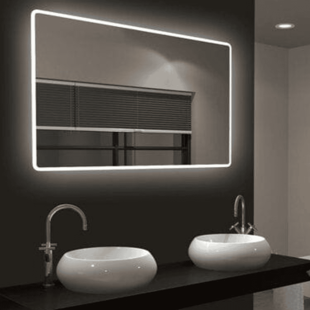 Eco-Friendly LED Mirror with Touch Control