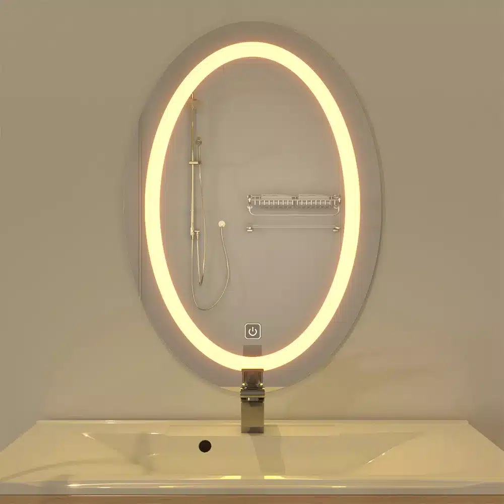 Modern Designed LED Oval Bathroom Mirror