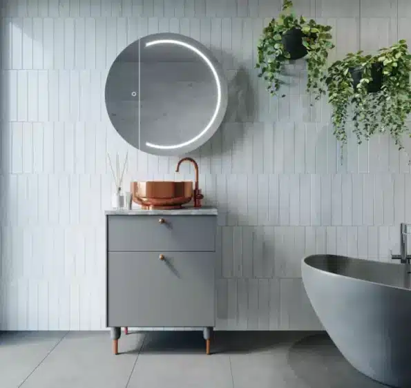 Pearl Round LED Mirror- LED Mirrors Clear Glass