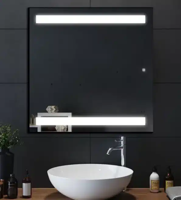 Square Designed led mirror india 