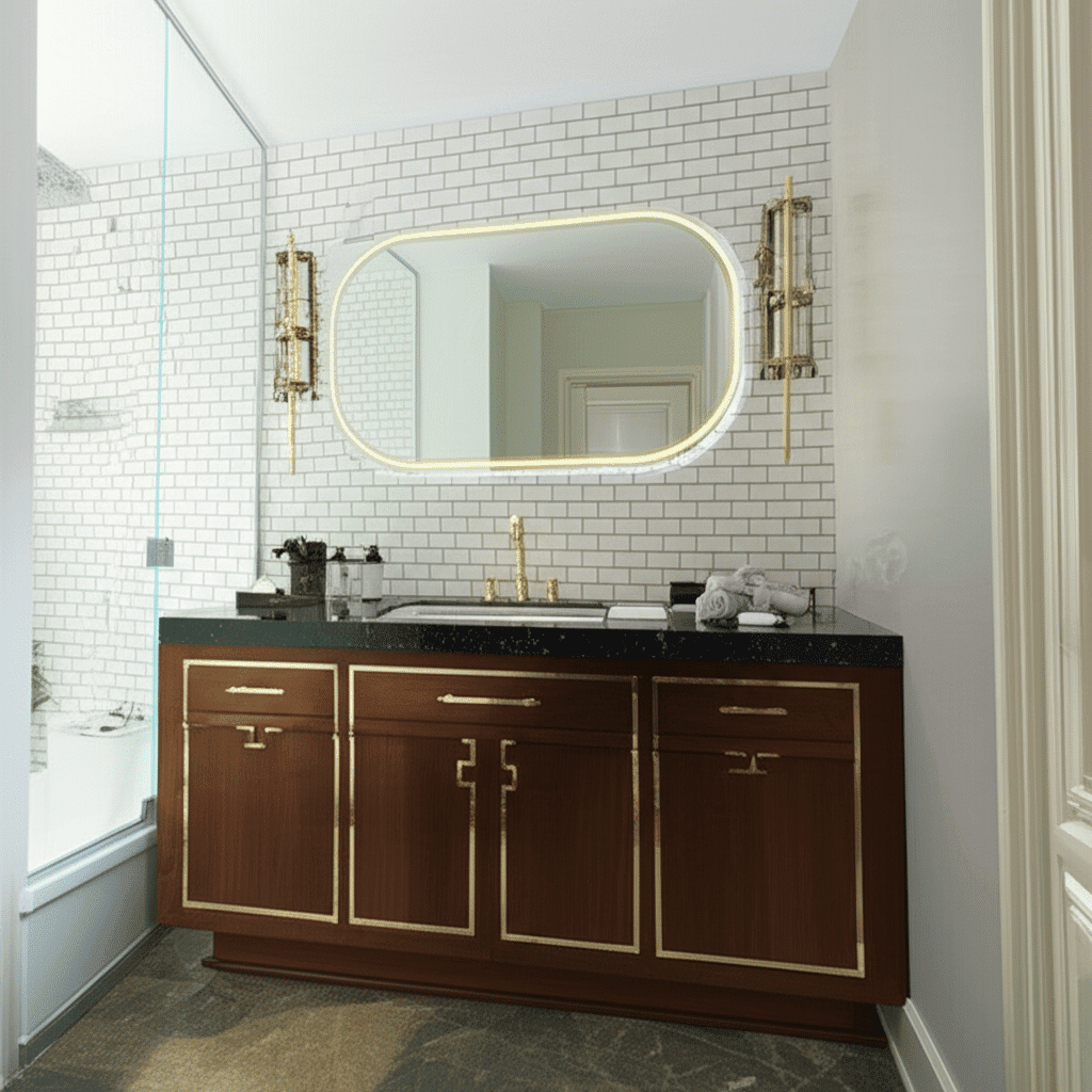 Premium Bathroom Vanity Mirror with LED Light 4 Premium Bathroom Vanity Mirror with LED Light 4