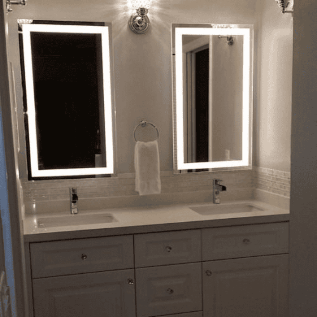 Frameless Illuminated Dressing Mirror for Makeup & Styling 1