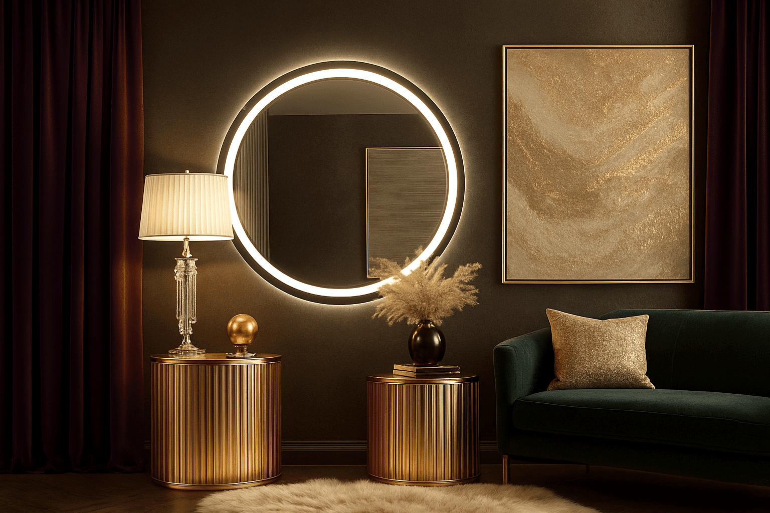 Round LED Bathroom Mirror with Lights 3 Round LED Bathroom Mirror with Lights 3