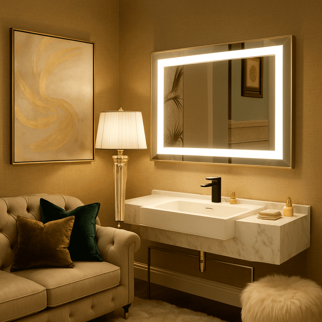 Bathroom Mirror with Lights, Wal 3