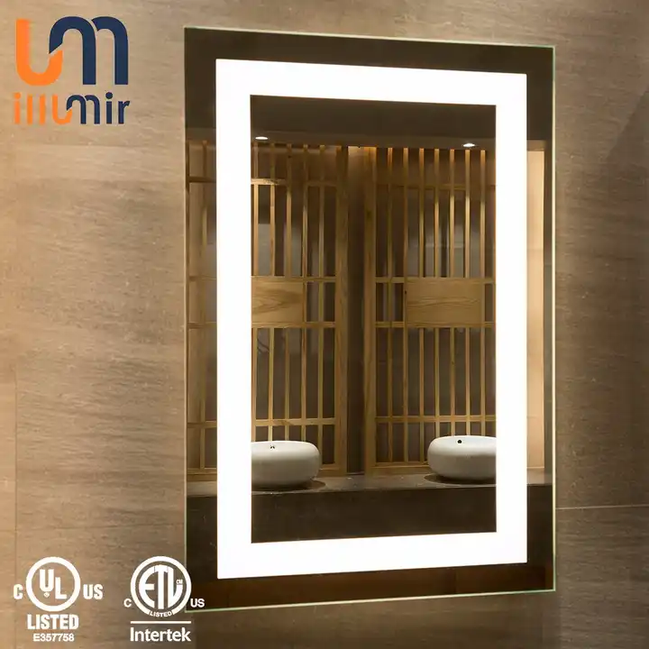 led mirror with light