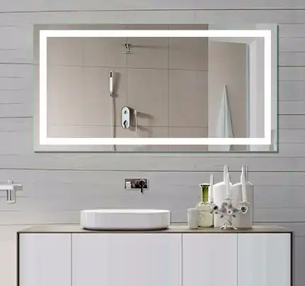 led mirror with light