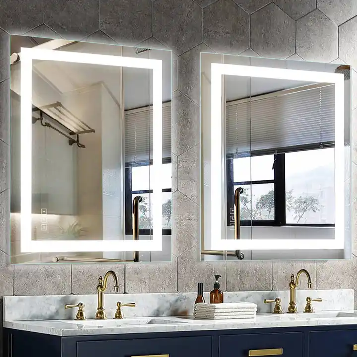 Modern LED Wall Mirror for Luxury Bathroom Design