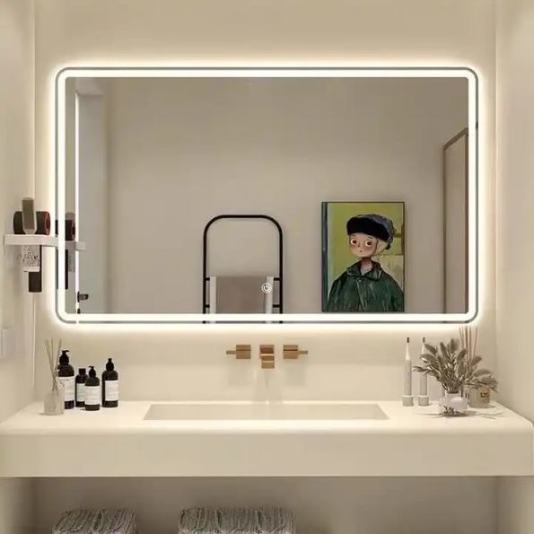 mirror with lights