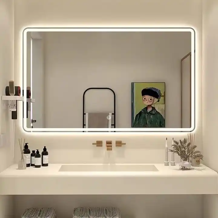 mirror with lights