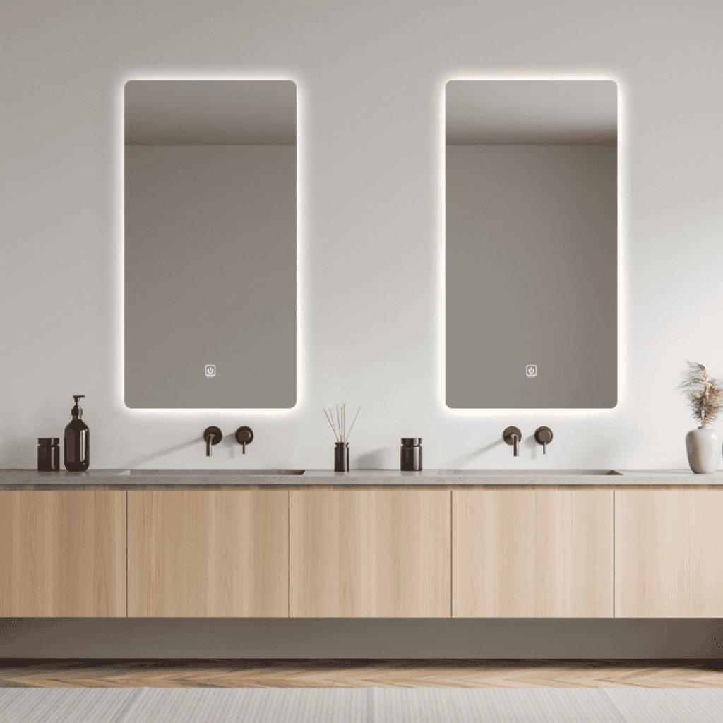 Living room lighted LED mirror 1